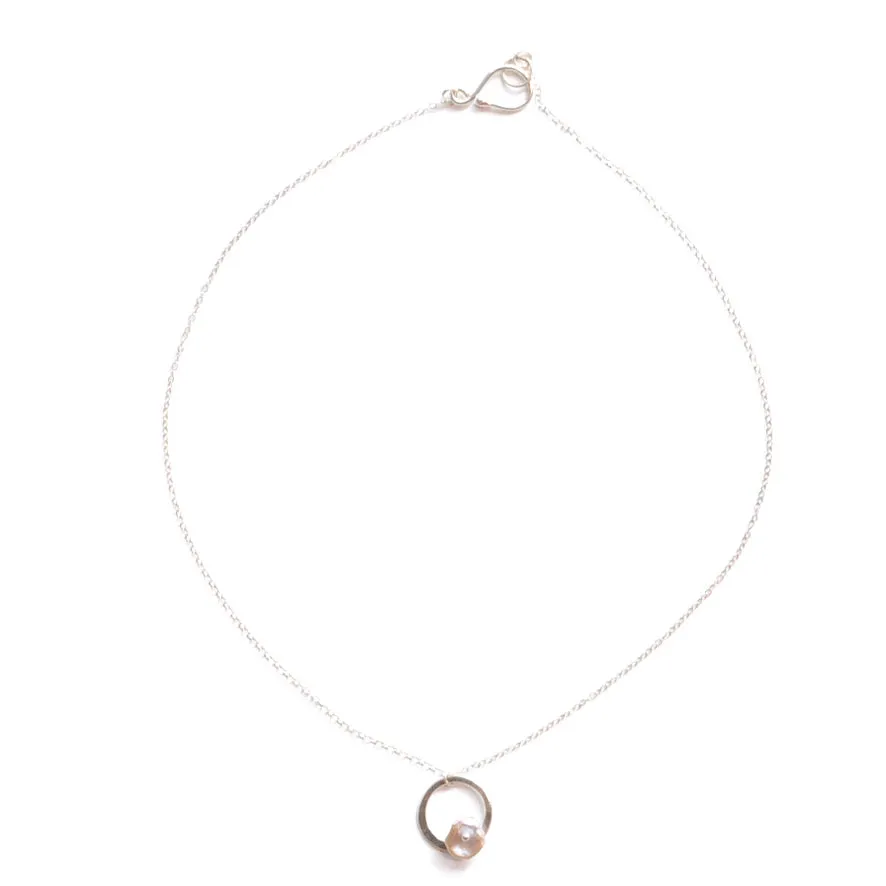 Circle Pendant Necklace - Karolyn Elisa Jewelry