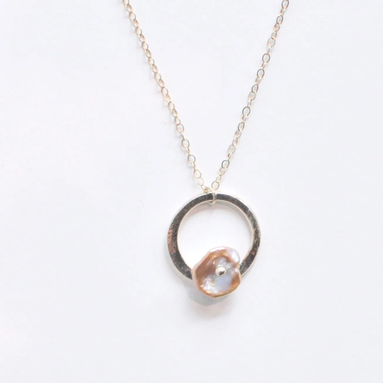 Circle Pendant Necklace - Karolyn Elisa Jewelry