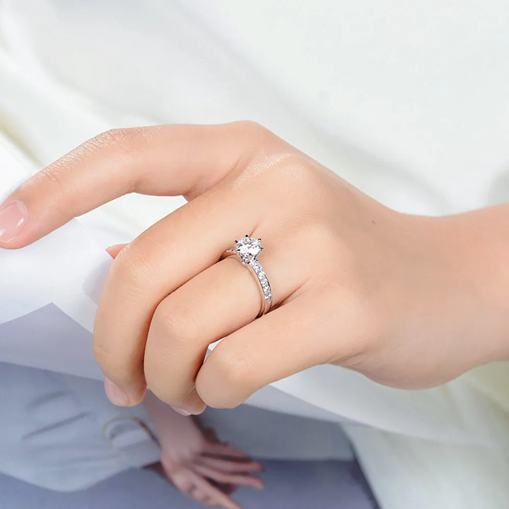 Classic 6 Prong Lab-Grown Diamond Engagement Ring