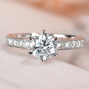 Classic 6 Prong Lab-Grown Diamond Engagement Ring