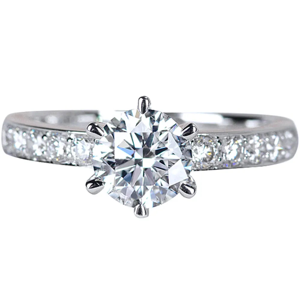 Classic 6 Prong Lab-Grown Diamond Engagement Ring