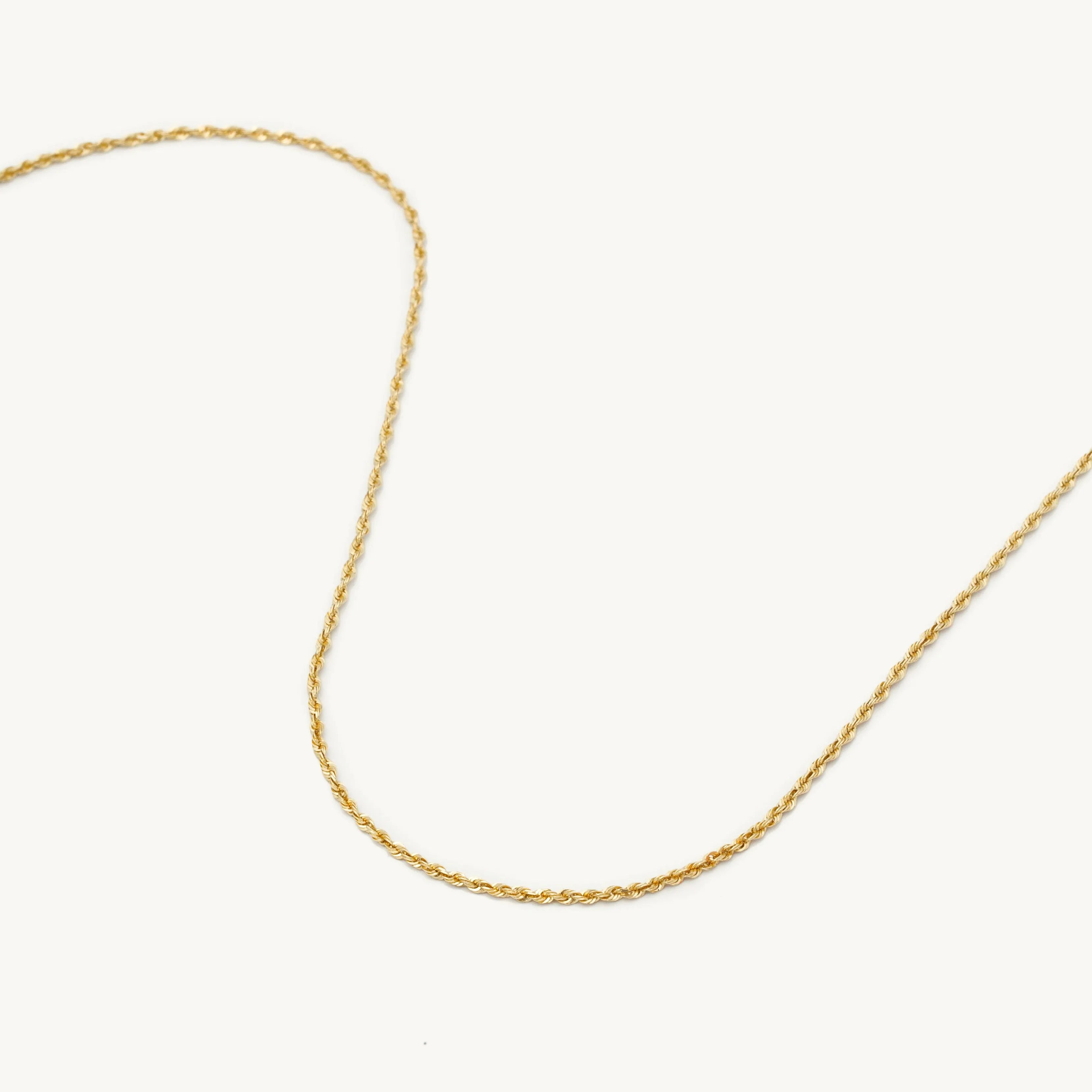 Classic Diamond Cut Rope Bracelet