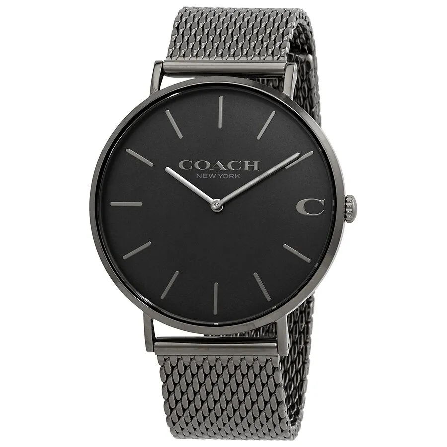 Coach Charles Quartz Black Dial Men's Watch 14602145