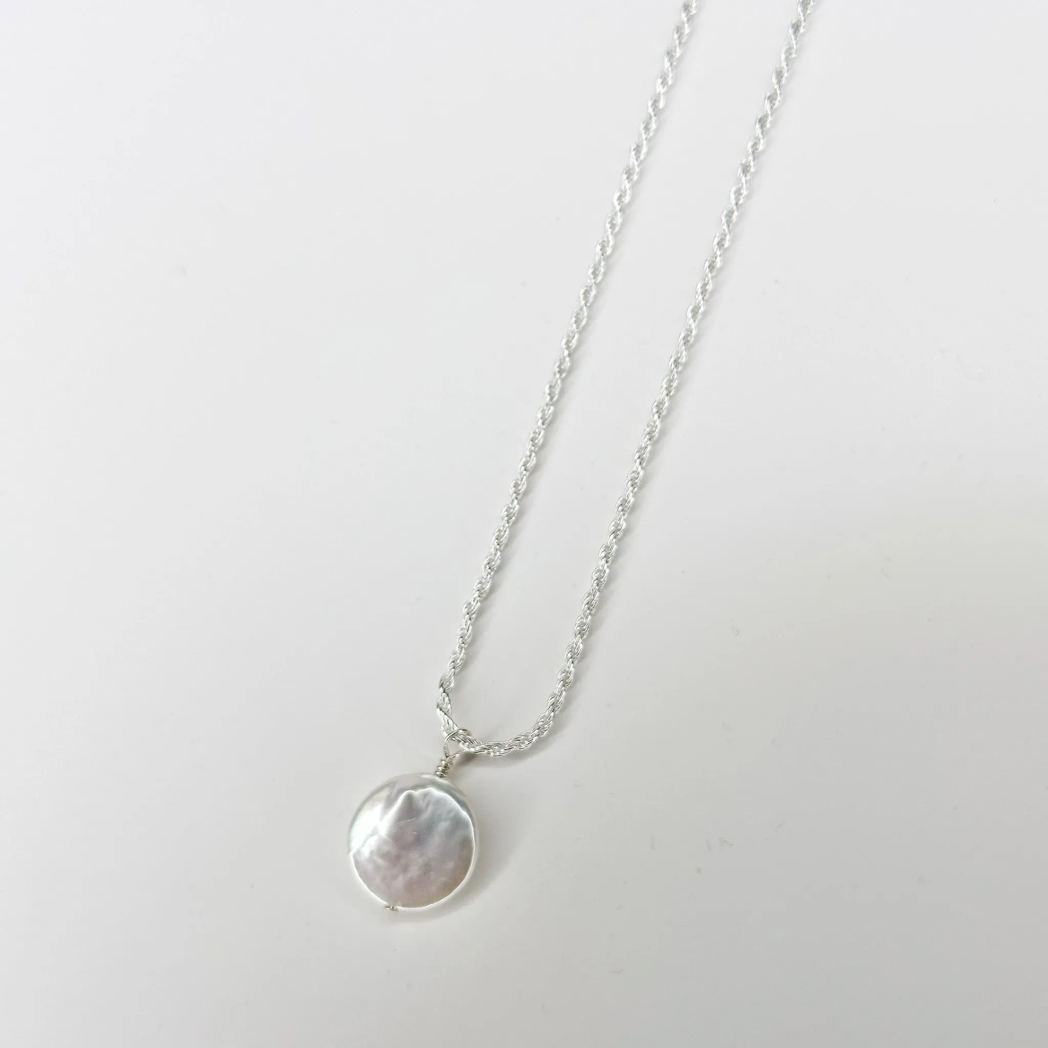 Coin Pearl Pendant
