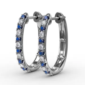 Colored Stone Earring