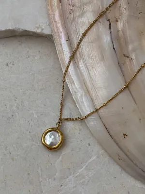 Constance Pearl Pendant Necklace