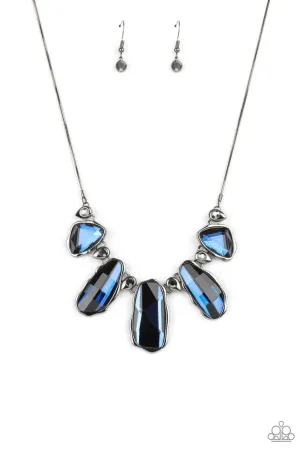 Cosmic Cocktail Blue Paparazzi Necklace