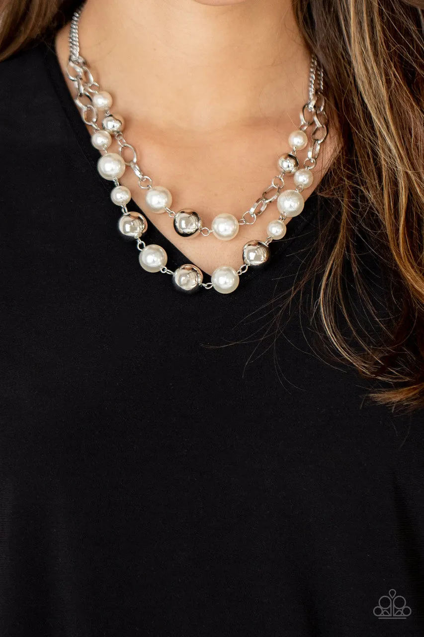 COUNTESS Your Blessings White Paparazzi Necklace
