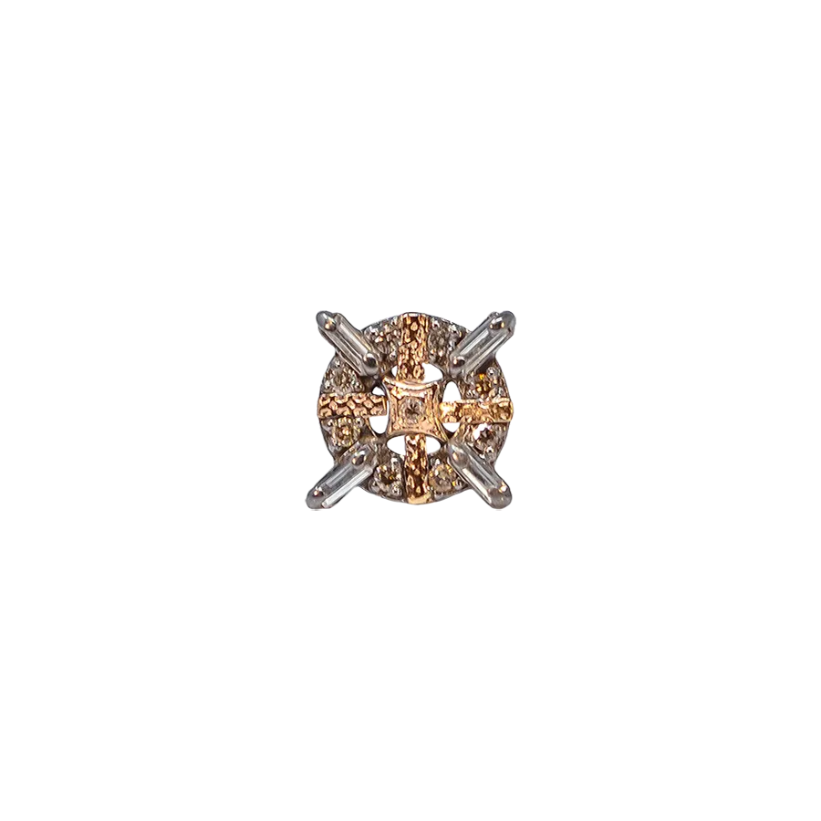 CRIVELLI CROSS STUD EARRINGS