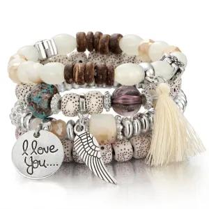 Crystal Bead Female Vintage Bracelets