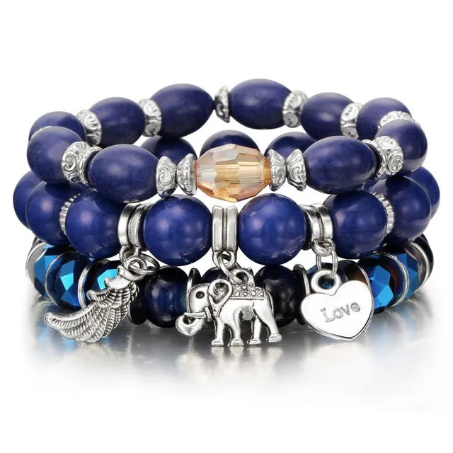 Crystal Bead Female Vintage Bracelets