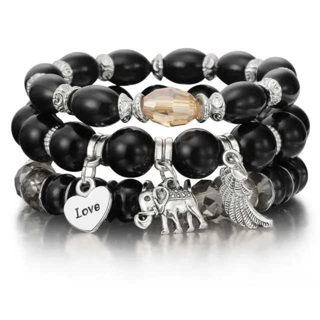 Crystal Bead Female Vintage Bracelets