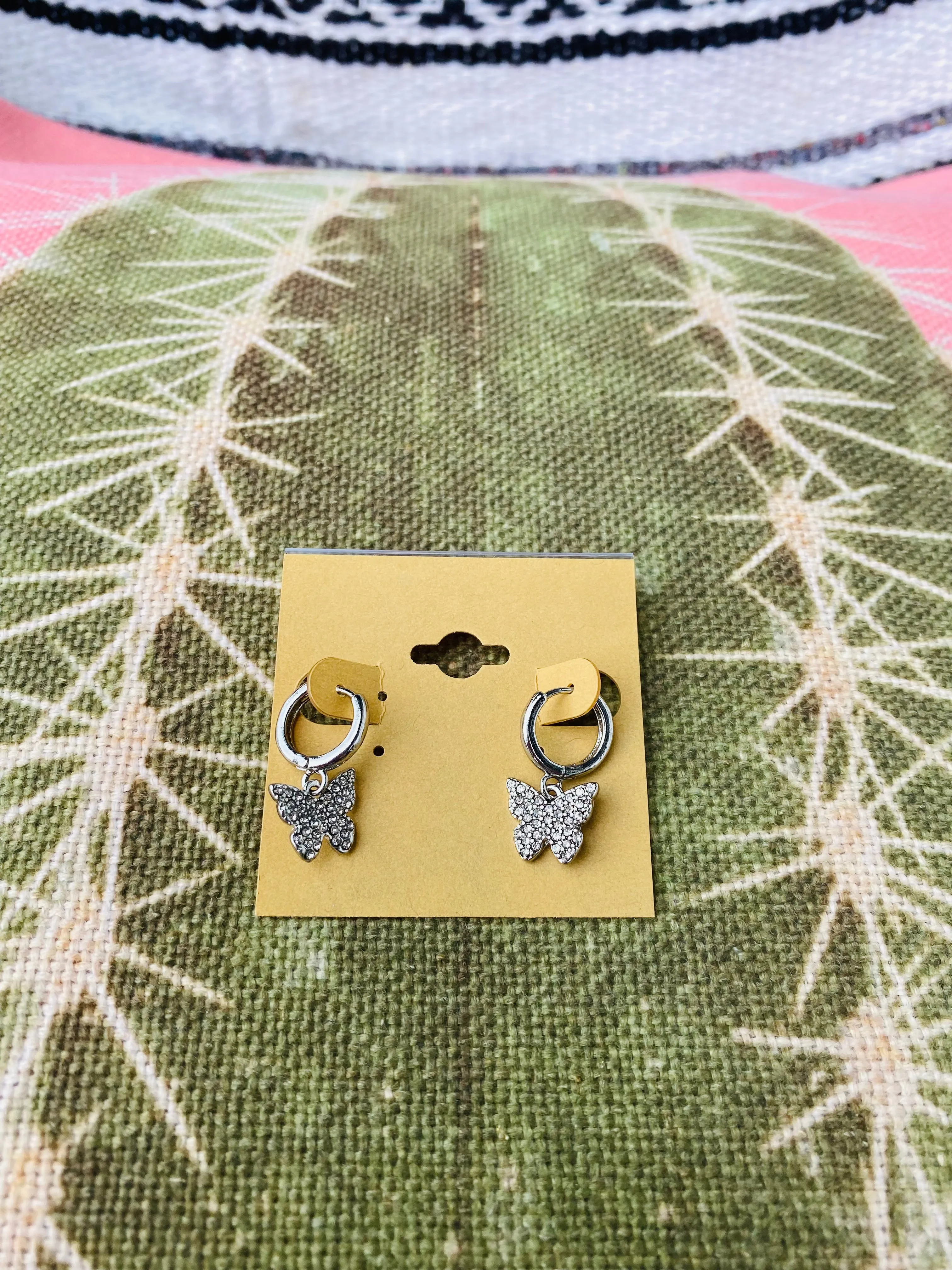 Crystal Butterfly Earring