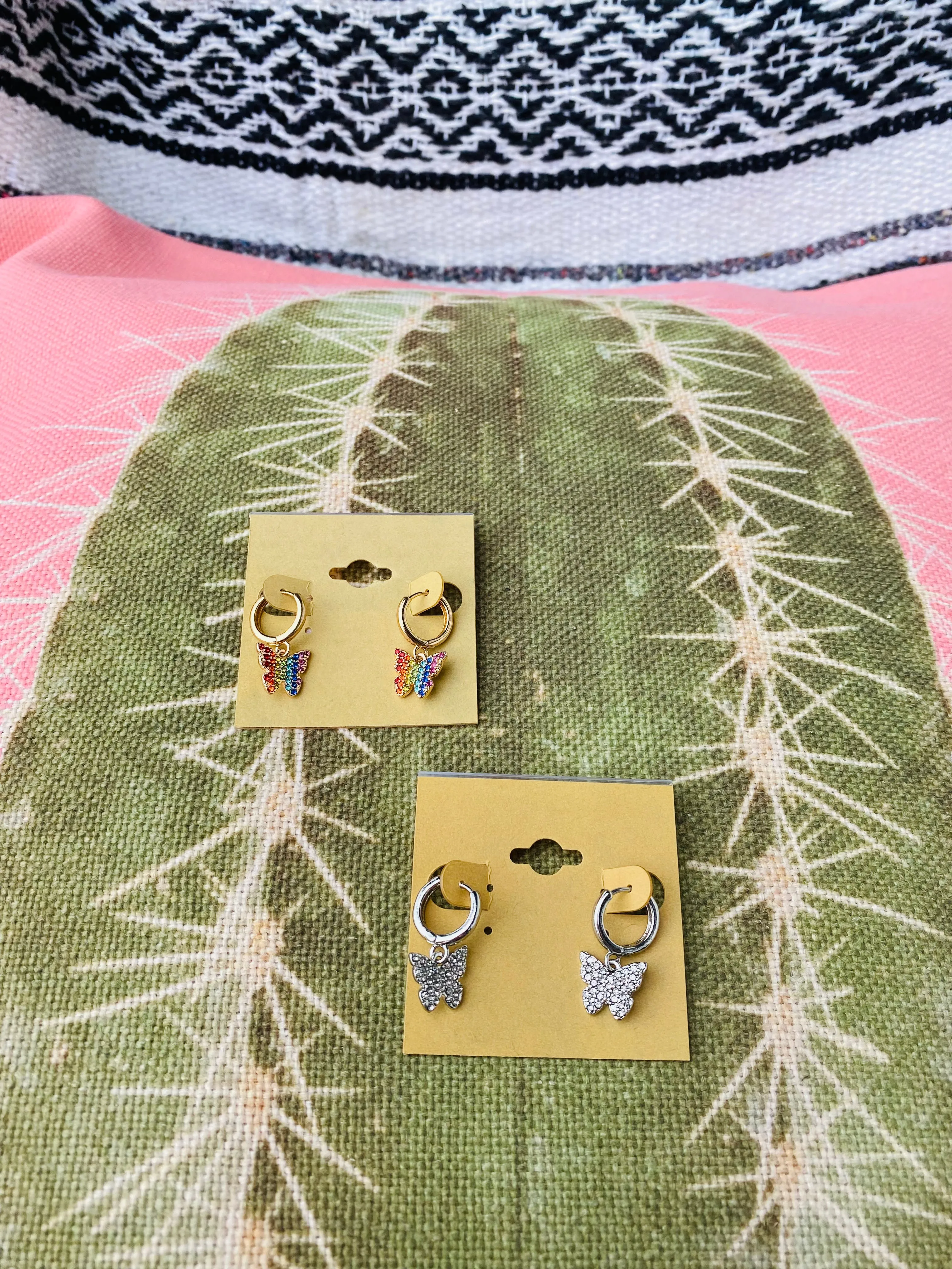 Crystal Butterfly Earring