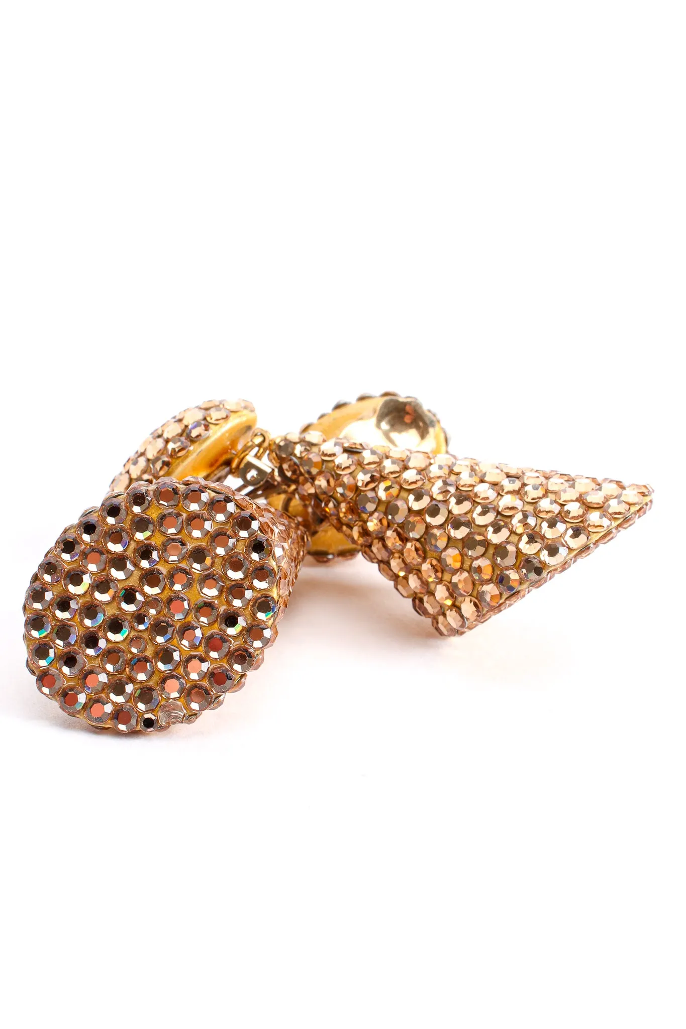 Crystal Cone Earrings