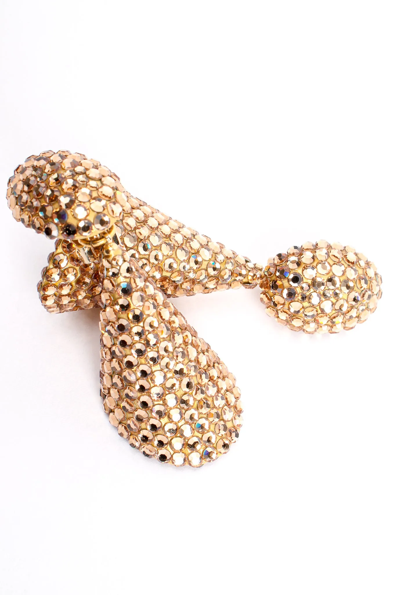Crystal Cone Earrings