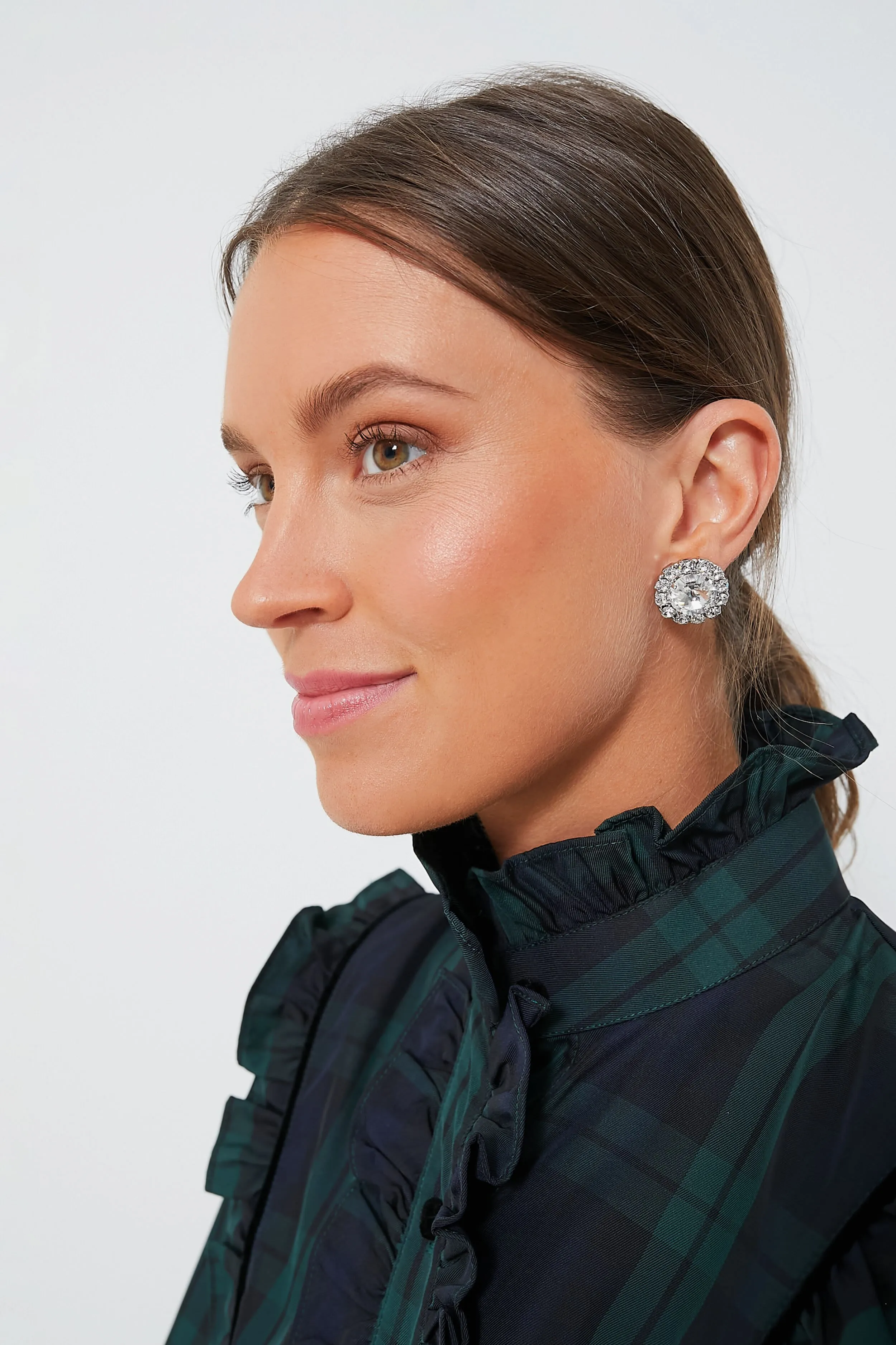 Crystal Dominique Stud Earrings