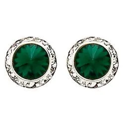 Crystal Earrings, 8mm size