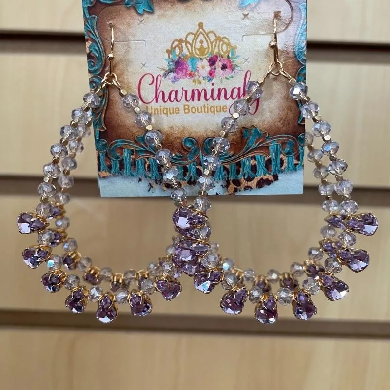 Crystal Teardrop Earrings