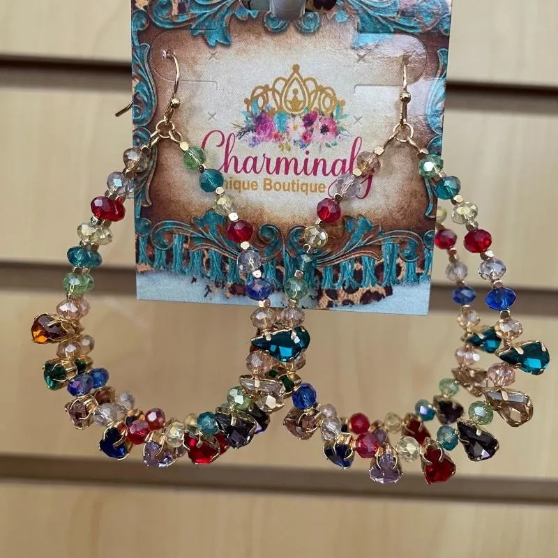 Crystal Teardrop Earrings