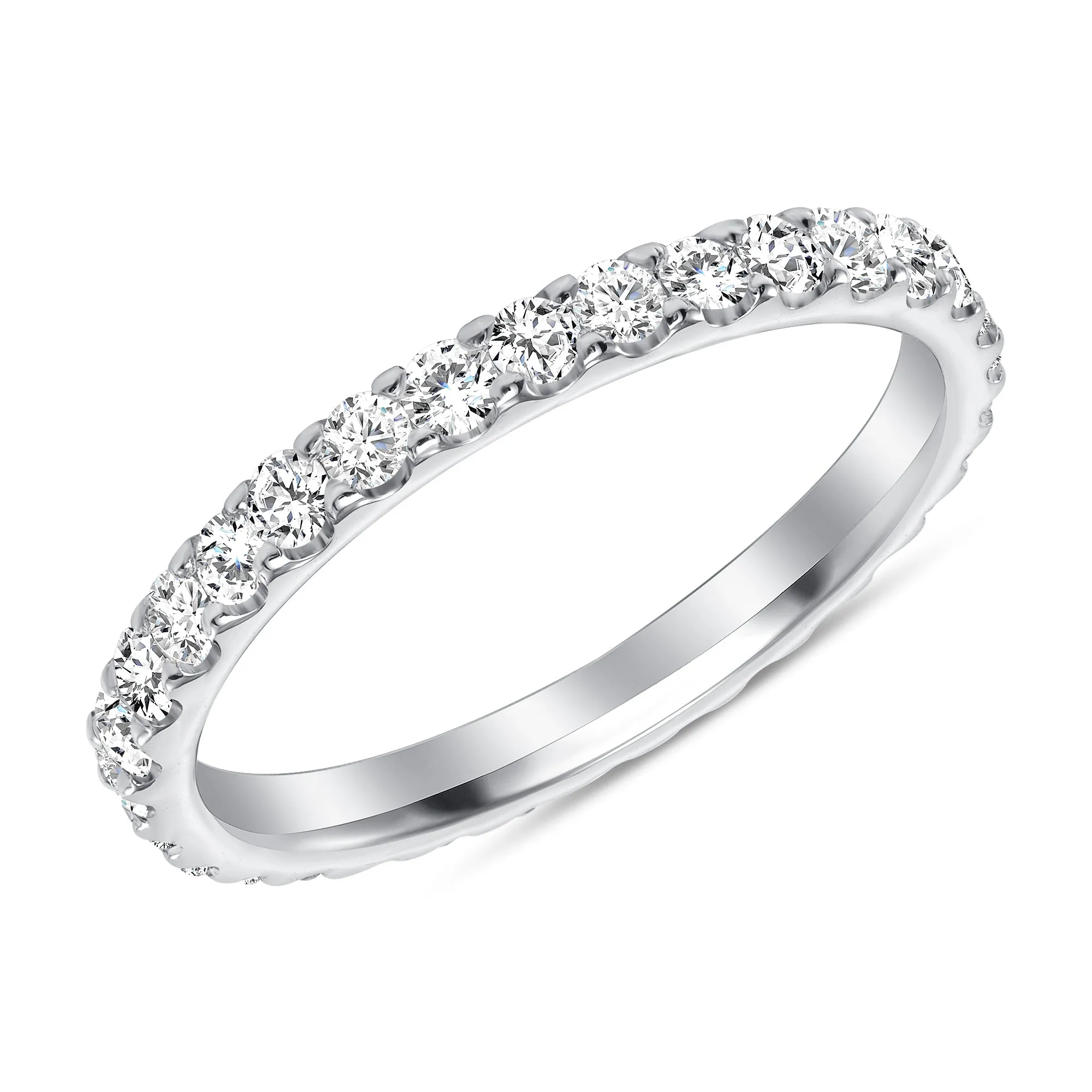 Custom Platinum Diamond Eternity Band