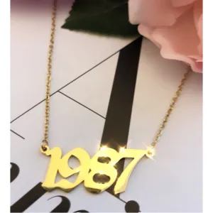 Custom Year Necklace