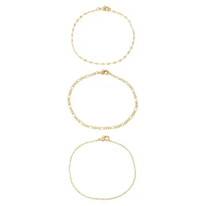 Dainty Chains Bracelet Combo Set
