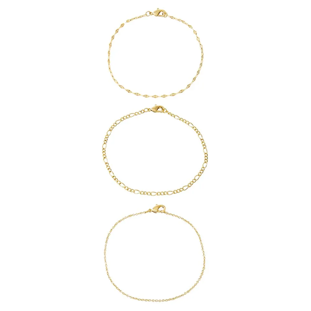 Dainty Chains Bracelet Combo Set