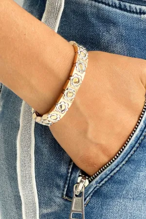 DAISY CHAIN BRACELET | SILVER/GOLD