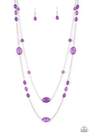 Day Trip Delights Purple Paparazzi Necklace