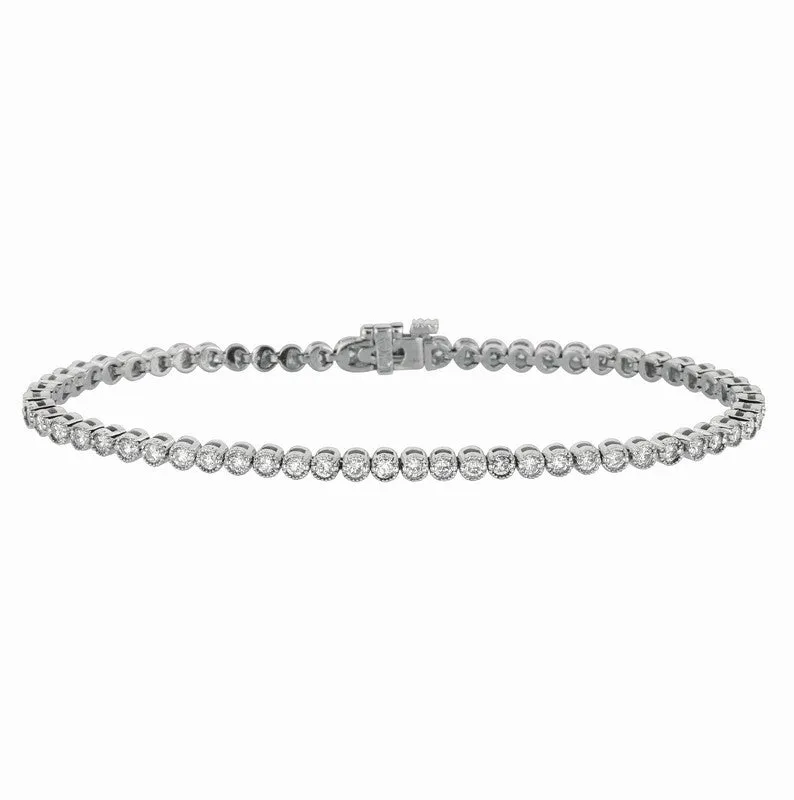 DIAMOND BRACELET 14K GOLD (2 CTW)