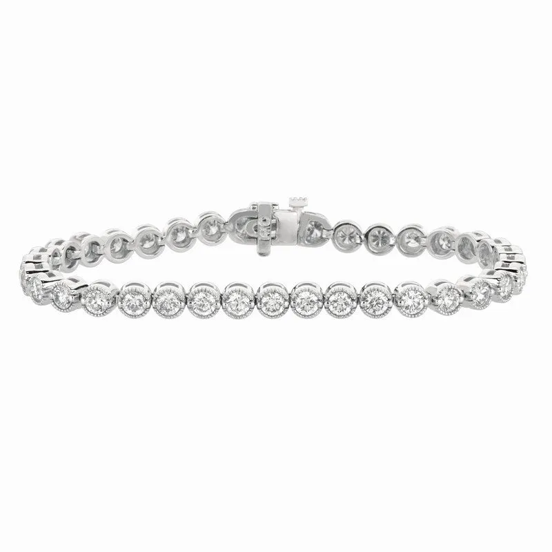 DIAMOND BRACELET 14K GOLD (5.02 CTW)