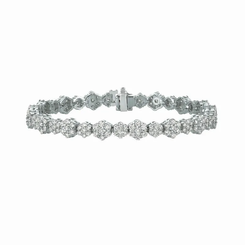 DIAMOND BRACELET 14K GOLD (7.06 CTW)