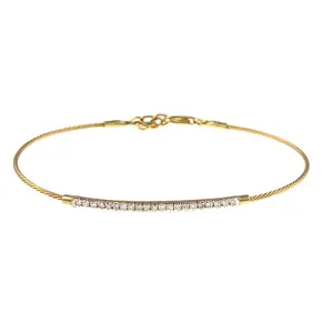 Diamond Cable Bracelet