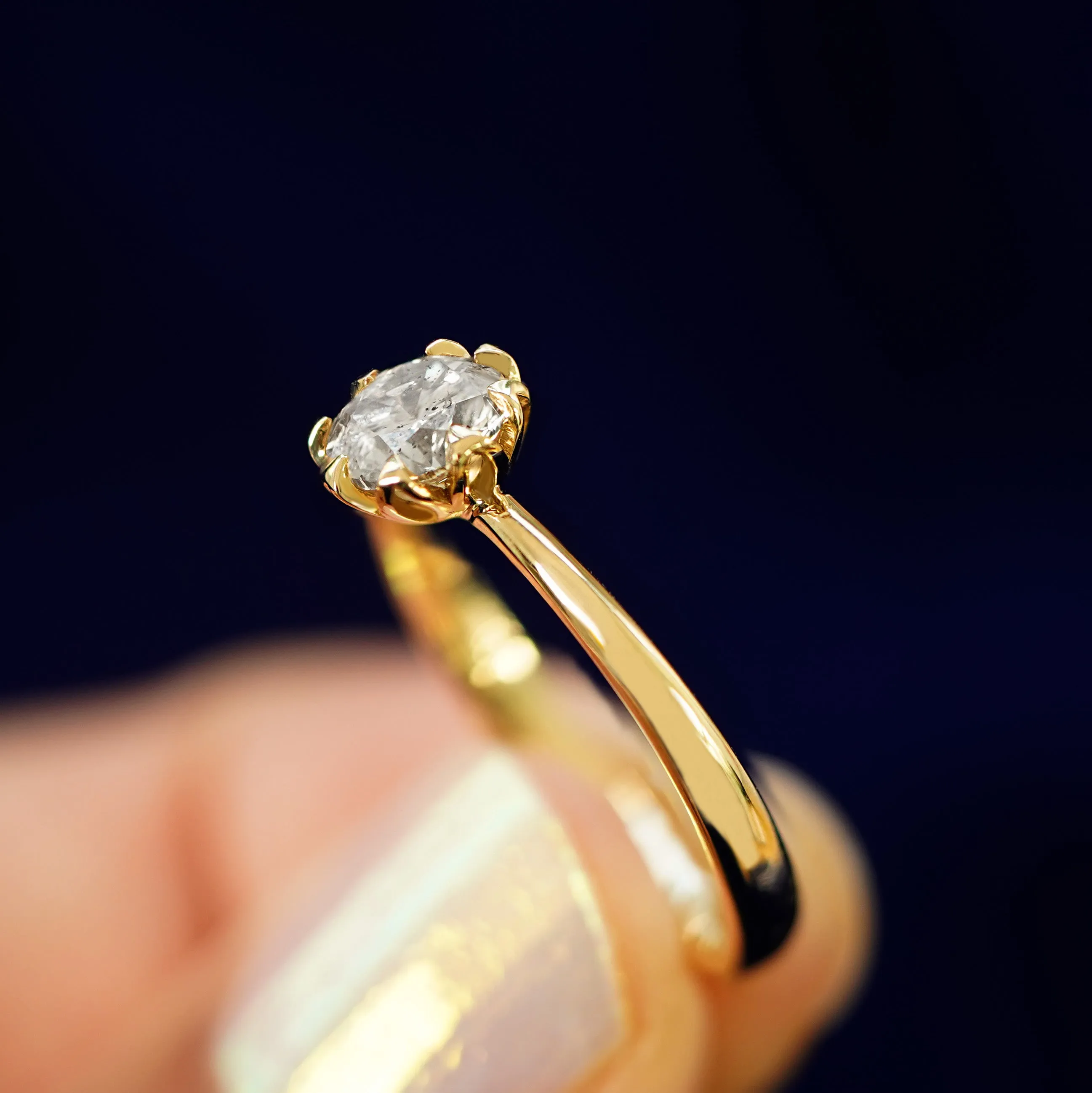 Diamond Petal Ring