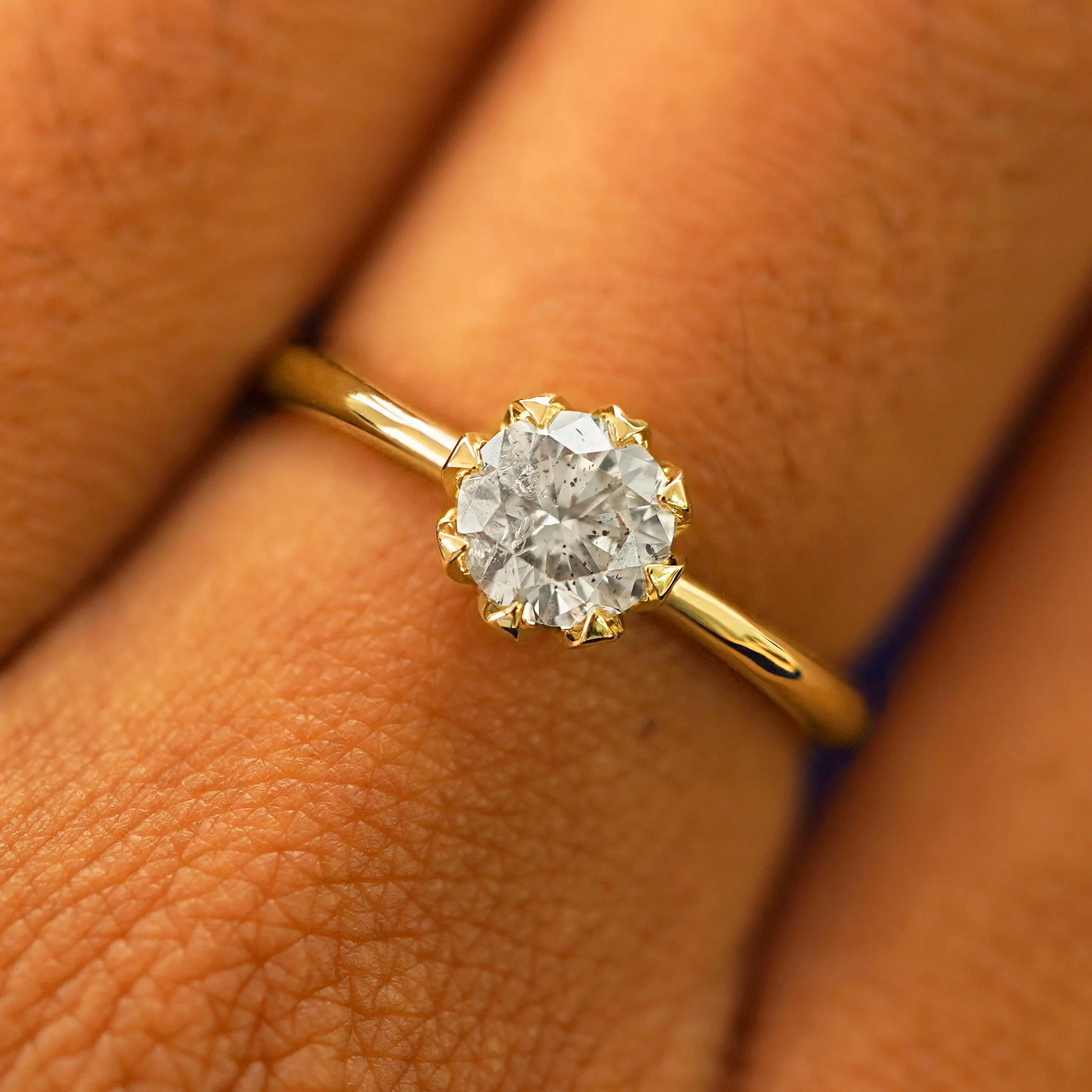 Diamond Petal Ring