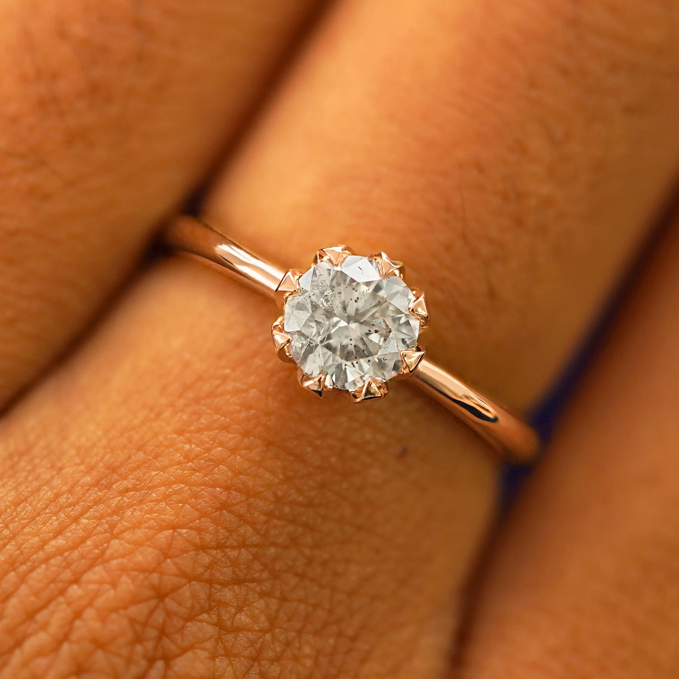 Diamond Petal Ring