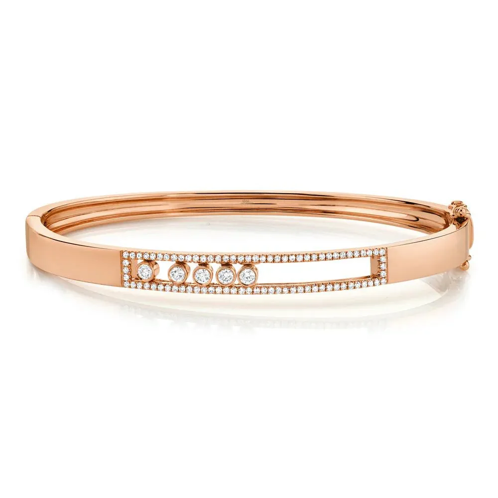 Diamond Slider Bangle