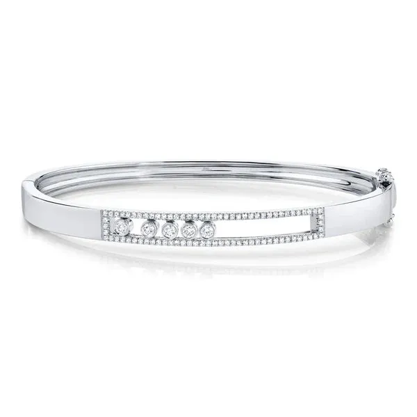 Diamond Slider Bangle