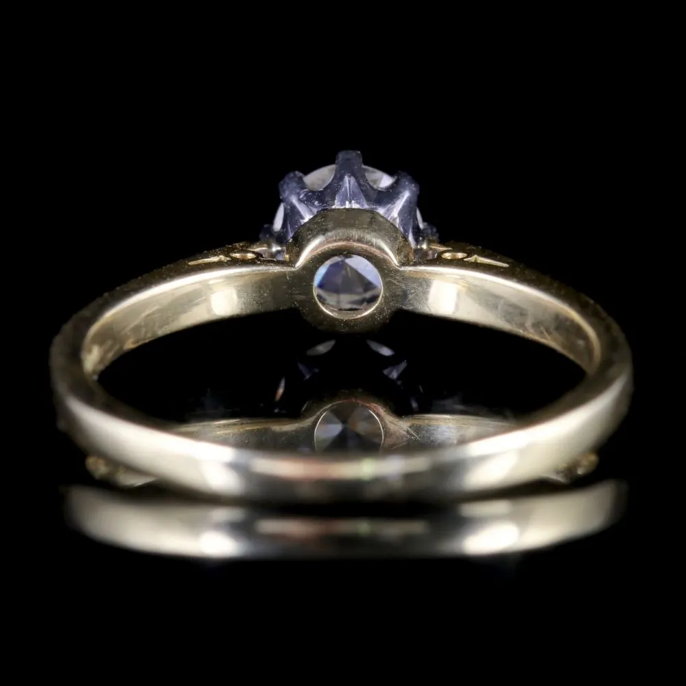 Diamond Solitaire Engagement Ring 18Ct Gold