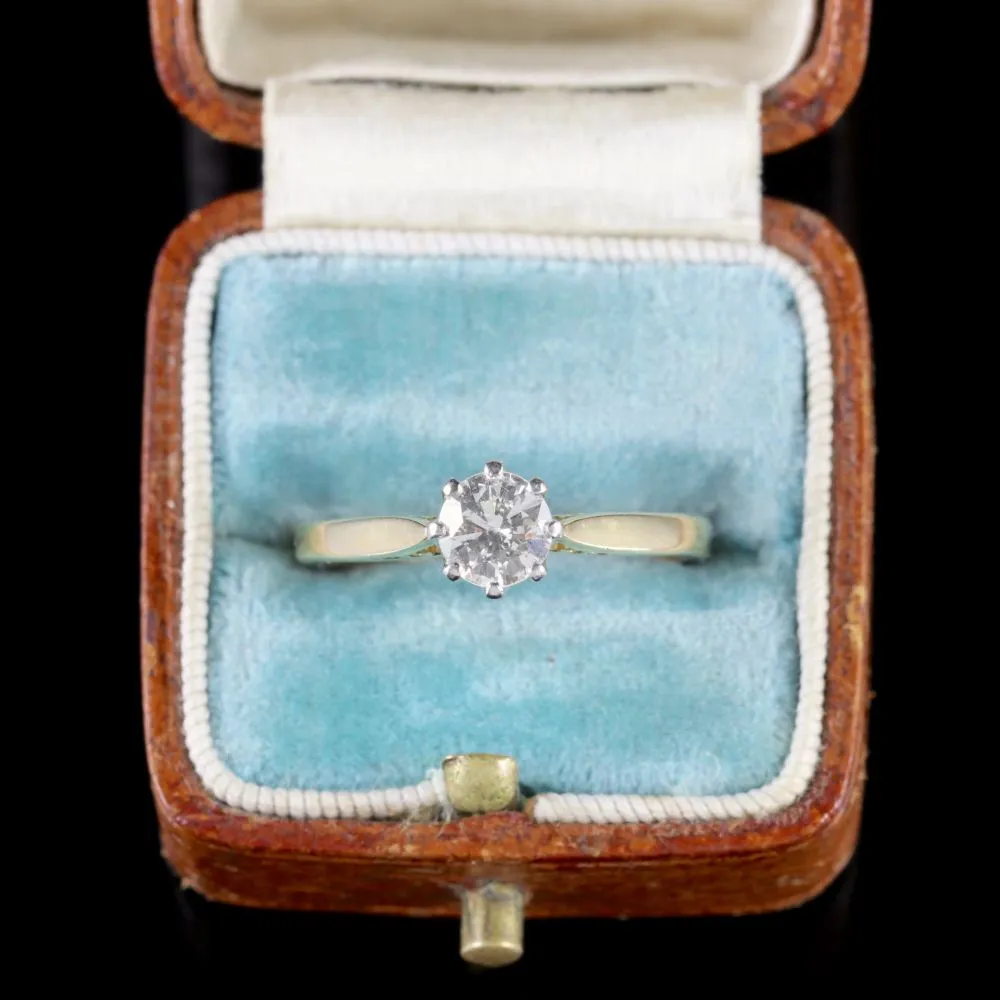 Diamond Solitaire Engagement Ring 18Ct Gold