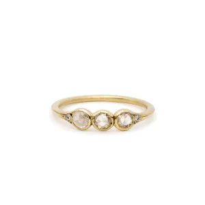 diamond three bezel band