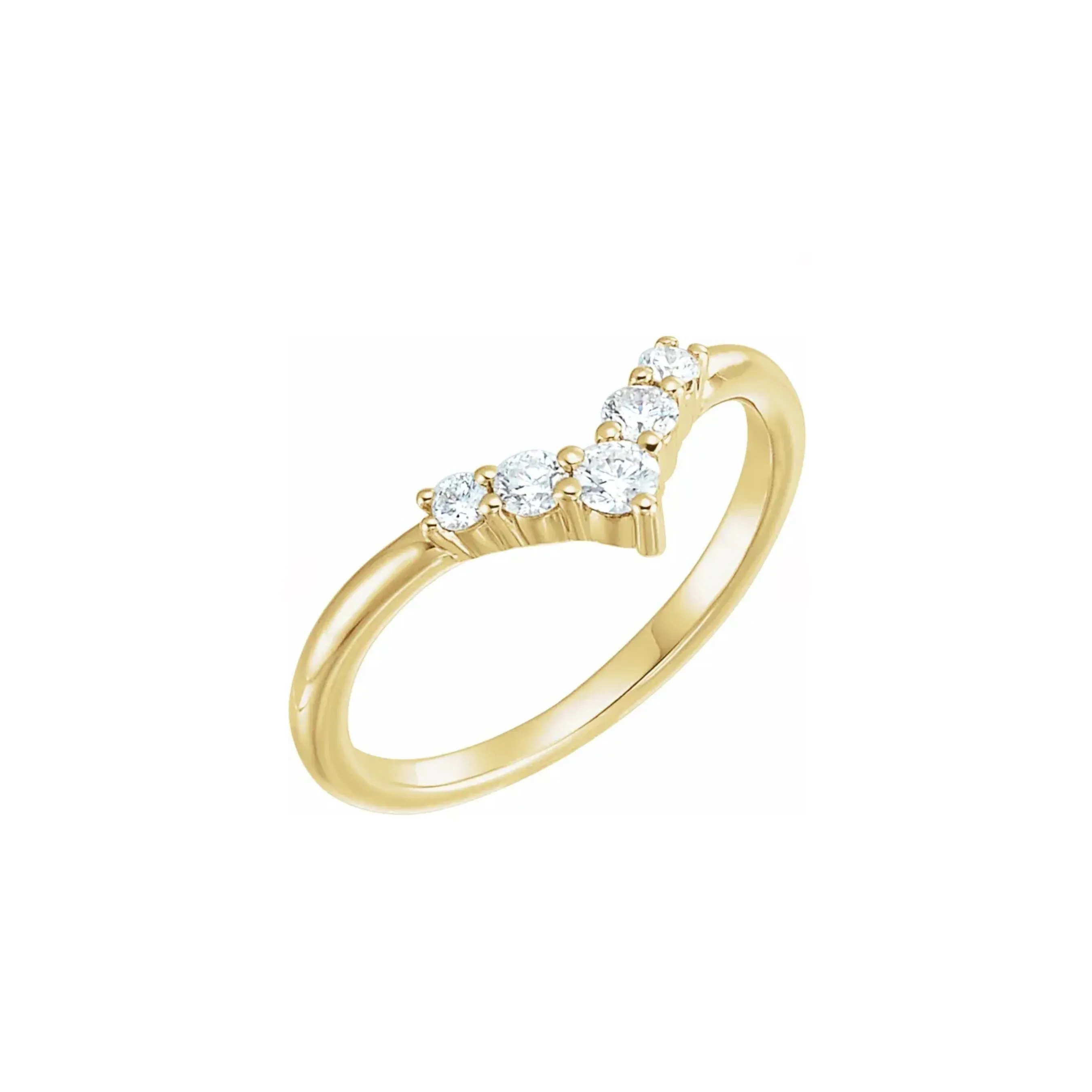 Diamond 'V' Nesting Ring
