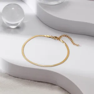 Elegant Venice Chain Bracelet - 316L Surgical Steel, 3 Widths, High Shine - Women's Fashion Jewelry