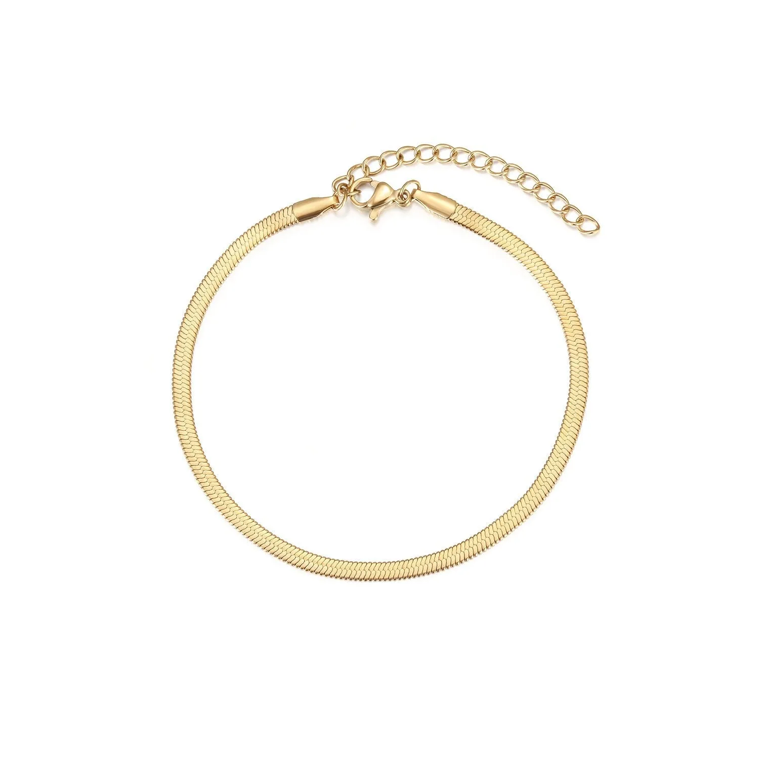 Elegant Venice Chain Bracelet - 316L Surgical Steel, 3 Widths, High Shine - Women's Fashion Jewelry