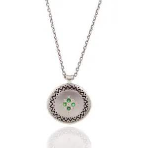 Emerald Four Star Memories Pendant