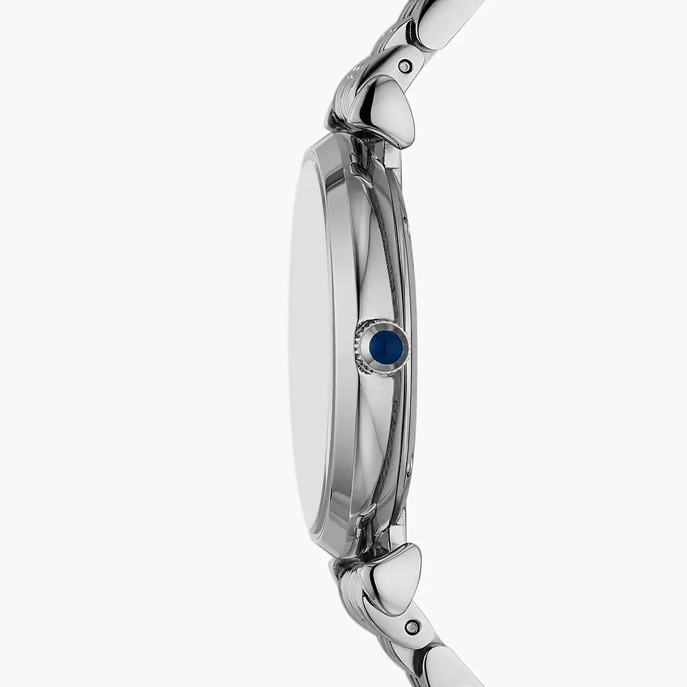 Emporio Armani Ladies Two-Hand Stainless Steel Watch