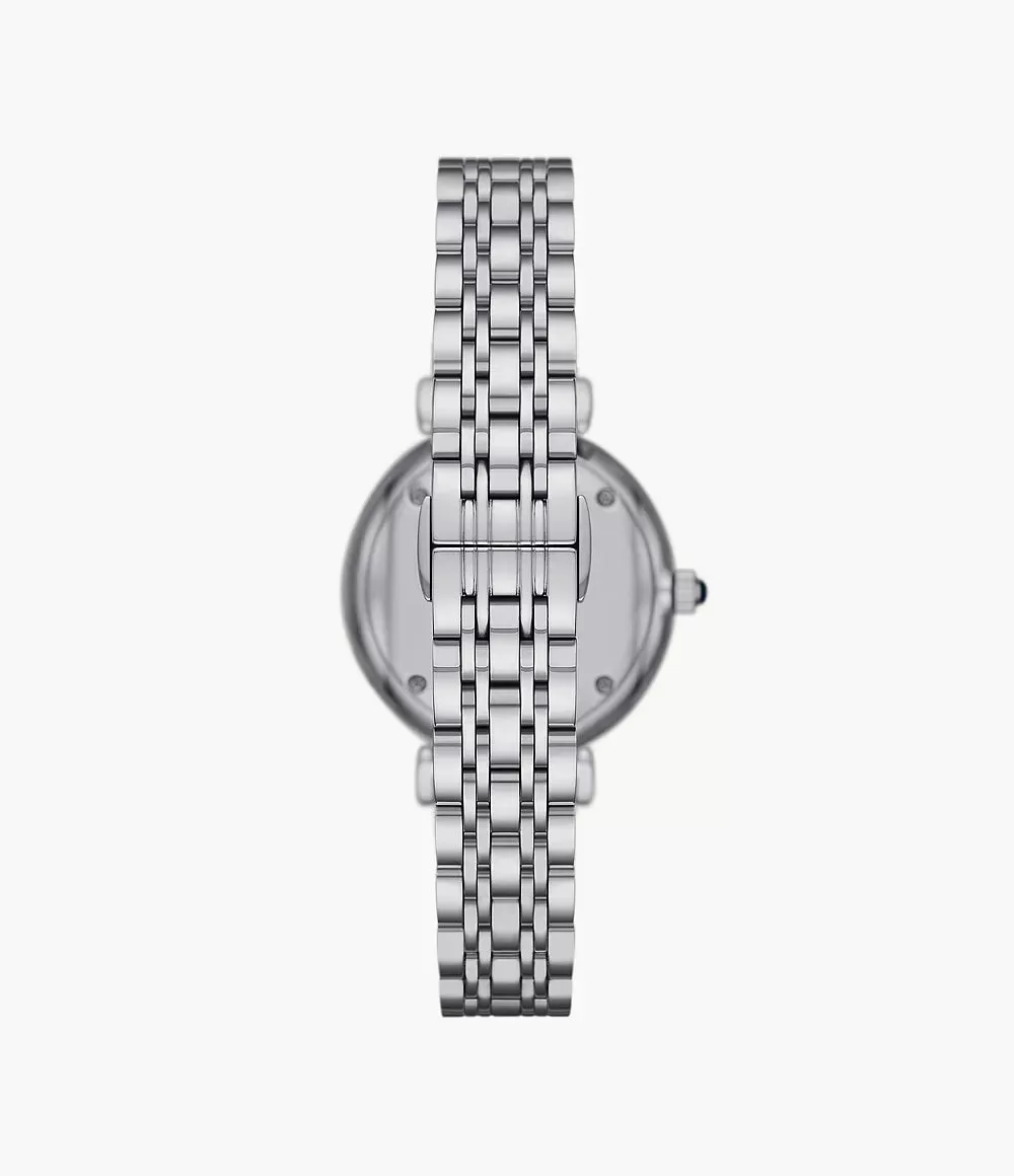 Emporio Armani Ladies Two-Hand Stainless Steel Watch