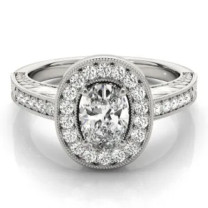 Engagement Rings Halo Oval - TN84512
