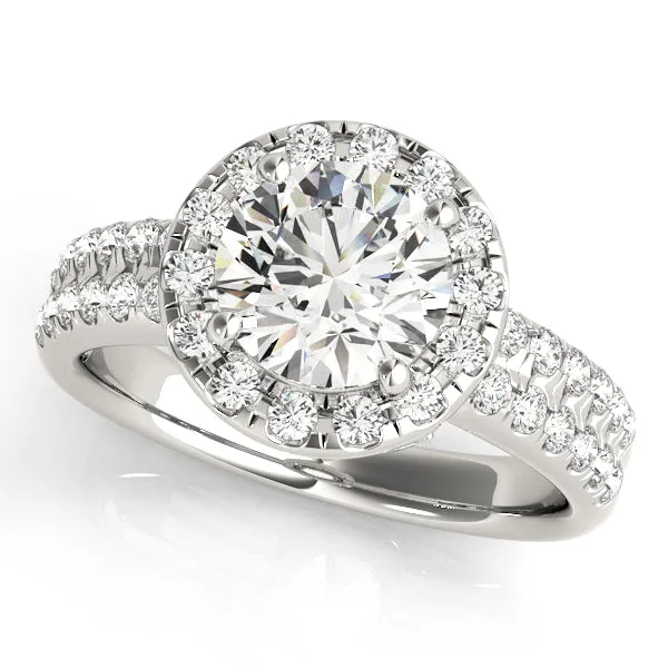 Engagement Rings Halo Round - TN50425-E